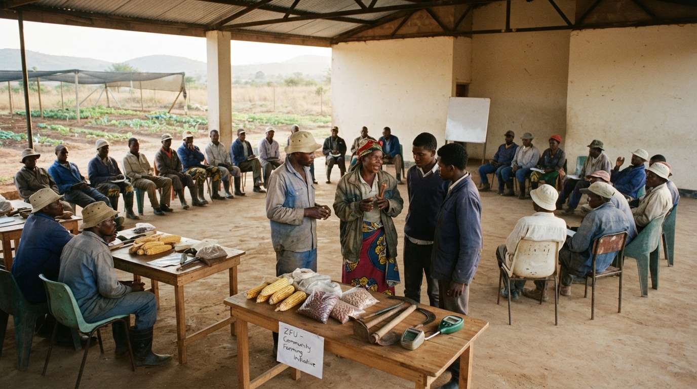 Zimbabweans working together